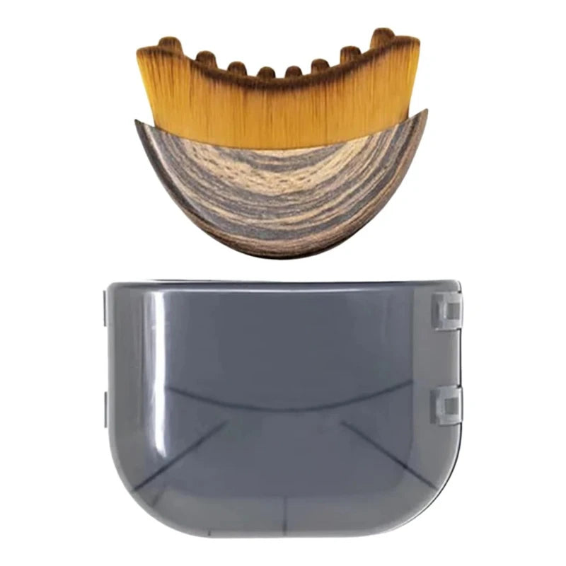 Sculpting Facial Brush - Contoured Lymphatic Massage Tool