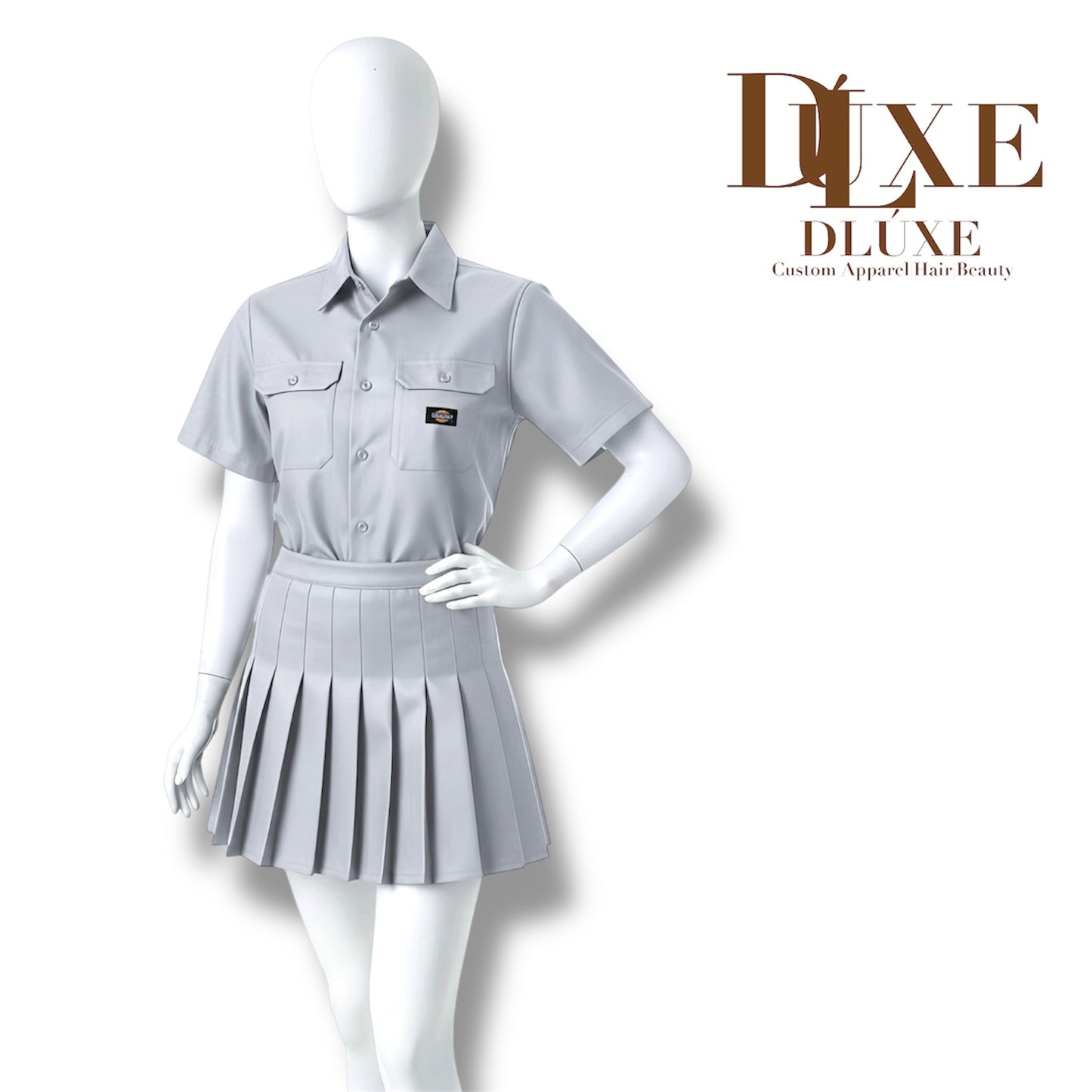 Reconstructed Dickies Utility Plissé