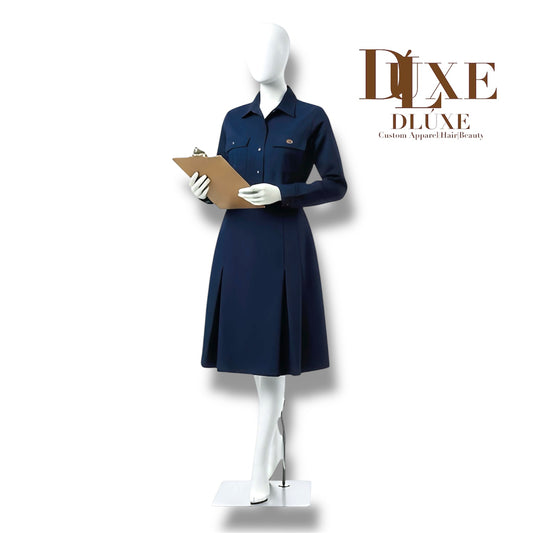 Reconstructed Dickies Utility Plissé