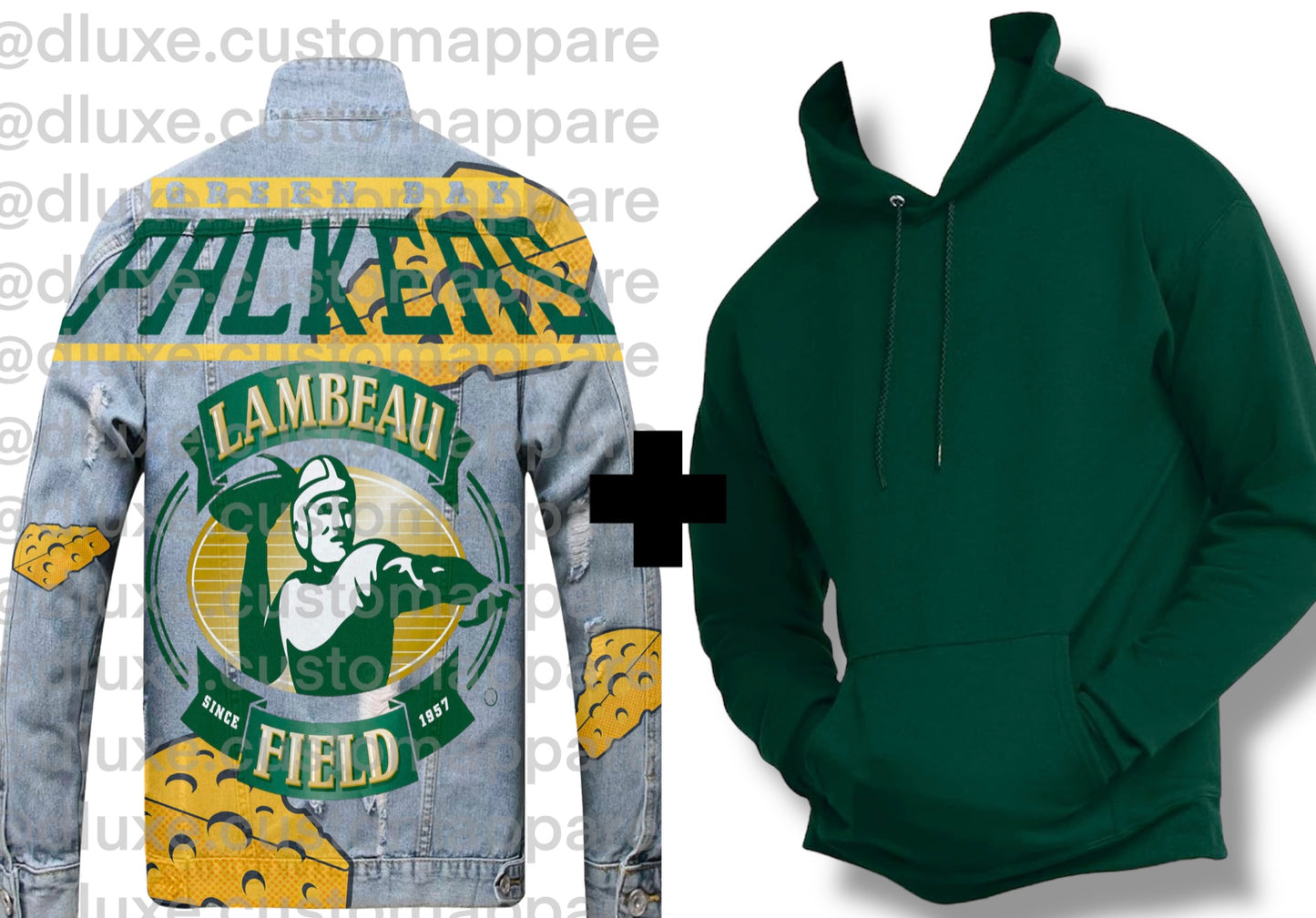 Sports Football Denim/Hoodie Jacket