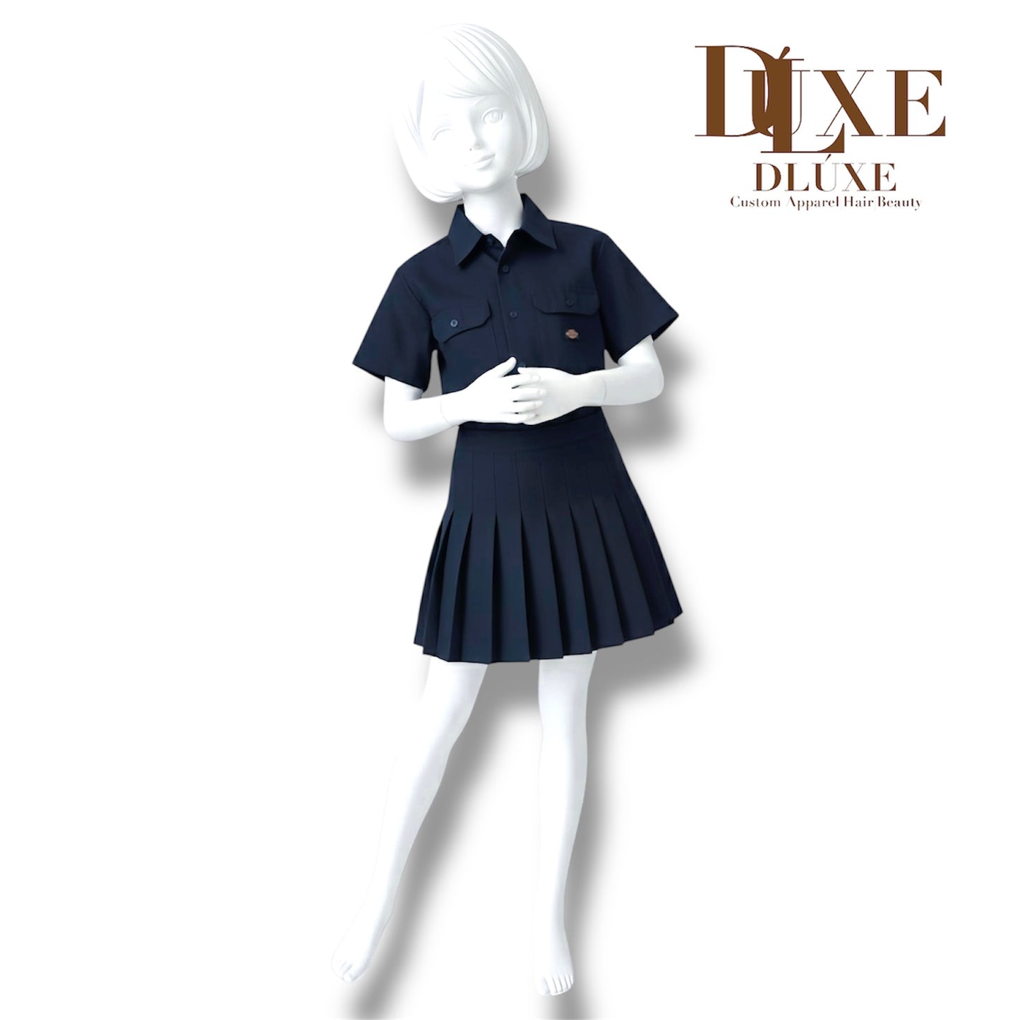 Reconstructed Dickies Utility Plissé