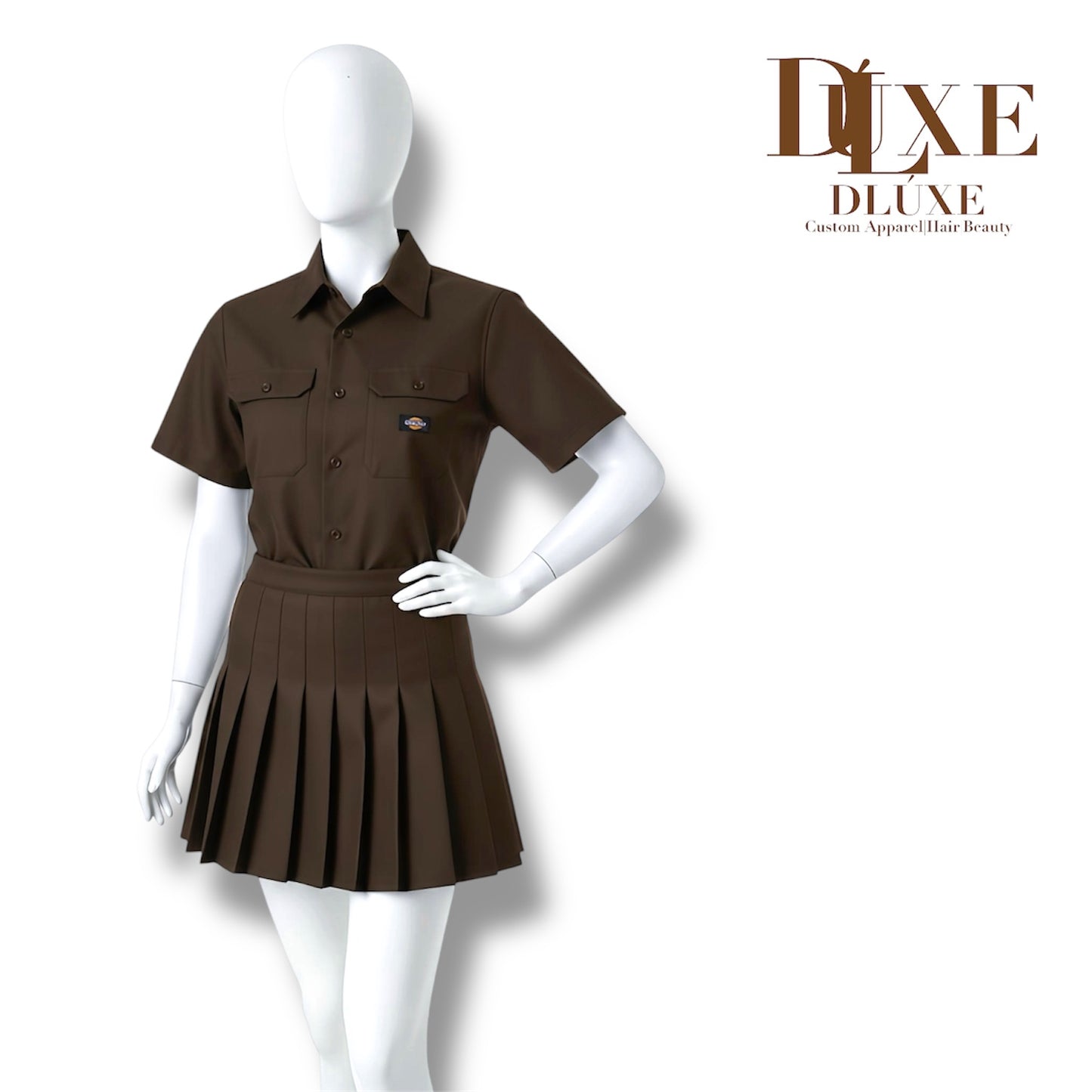 Reconstructed Dickies Utility Plissé