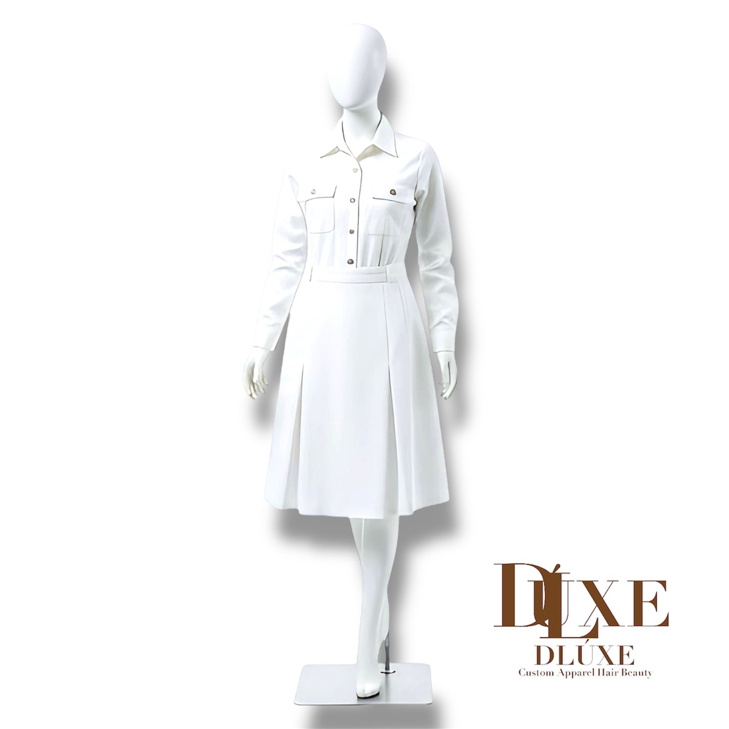 Reconstructed Dickies Utility Plissé