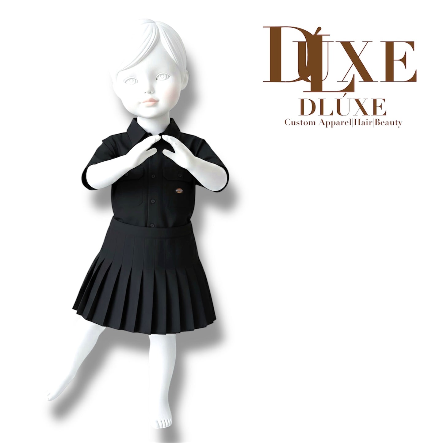 Reconstructed Dickies Utility Plissé