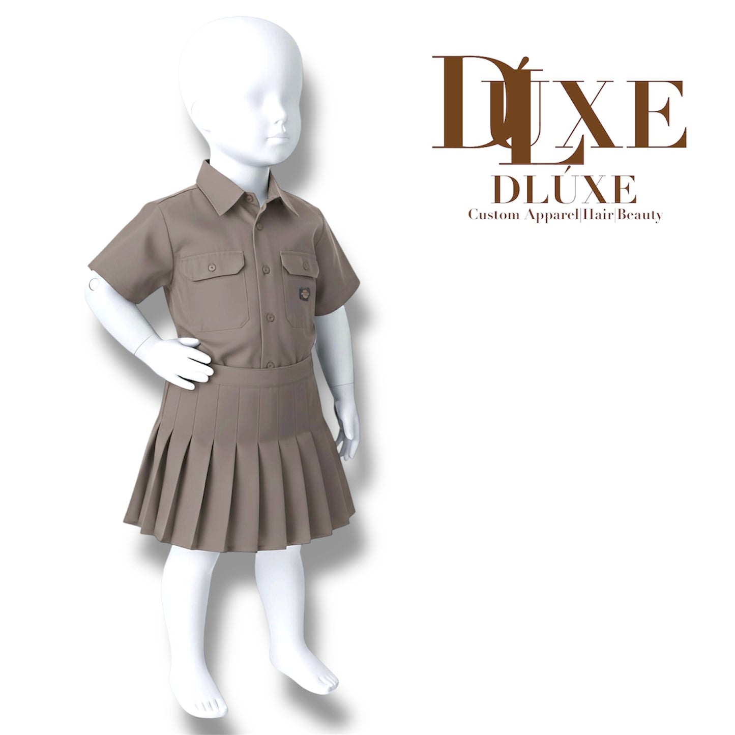 Reconstructed Dickies Utility Plissé