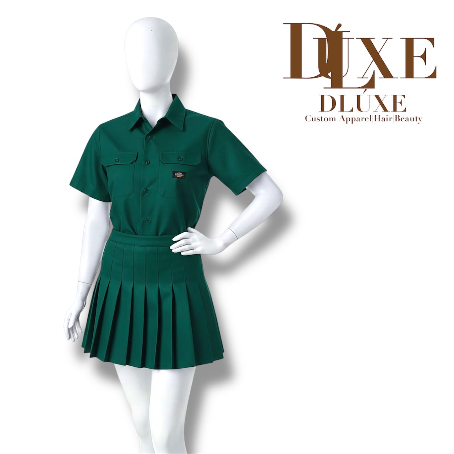 Reconstructed Dickies Utility Plissé