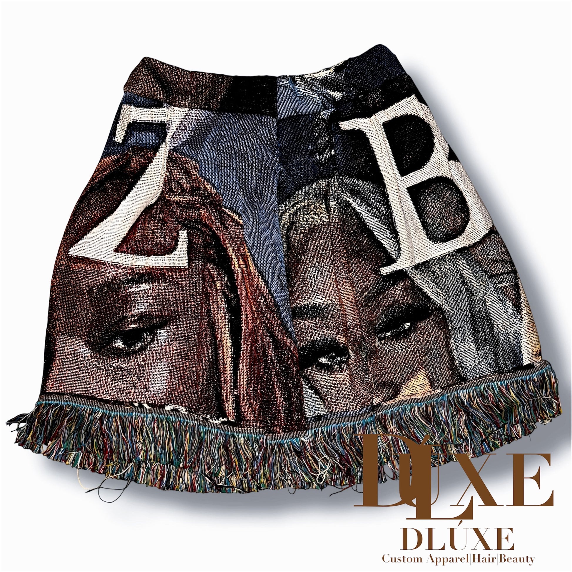 Skirt with custom design of client photos