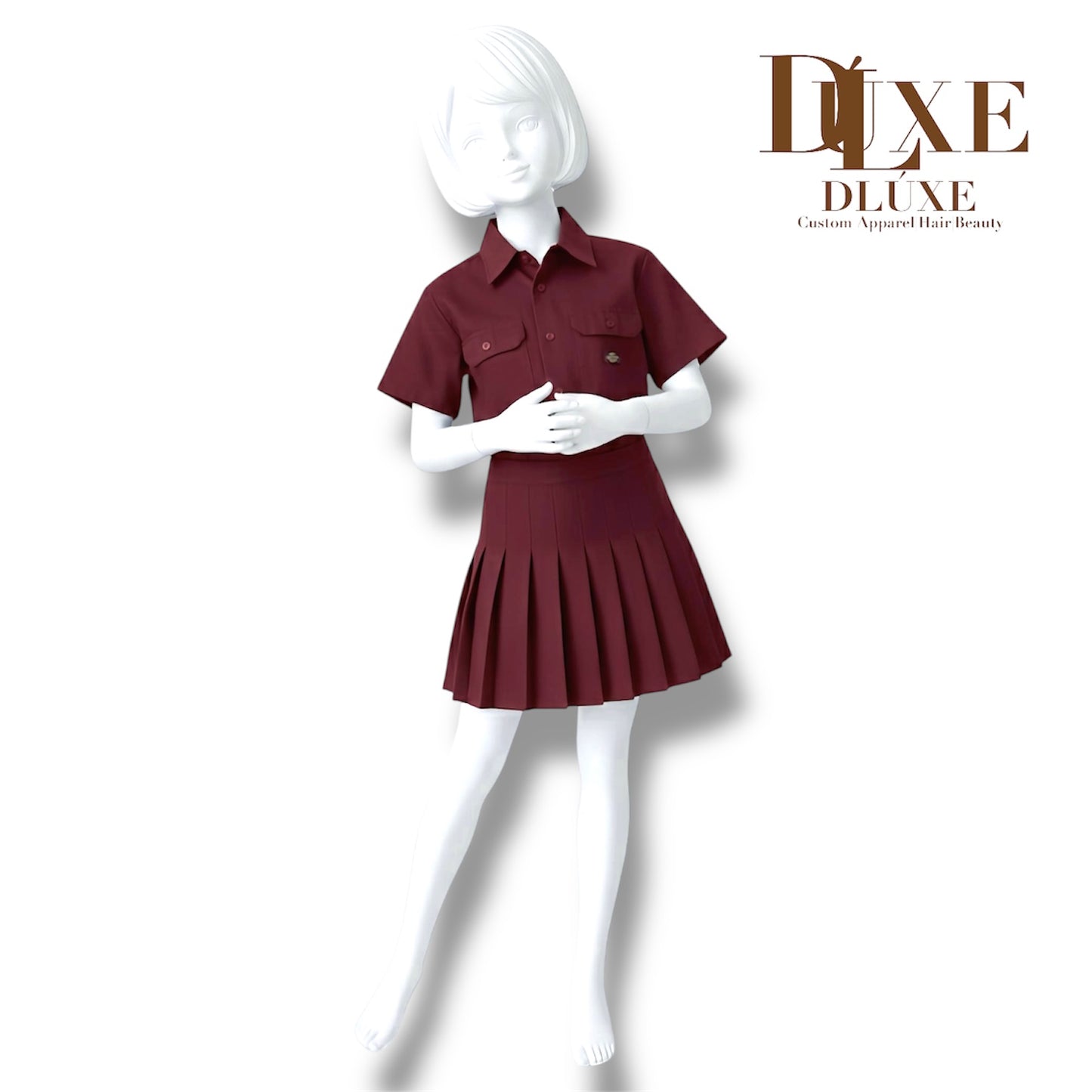 Reconstructed Dickies Utility Plissé