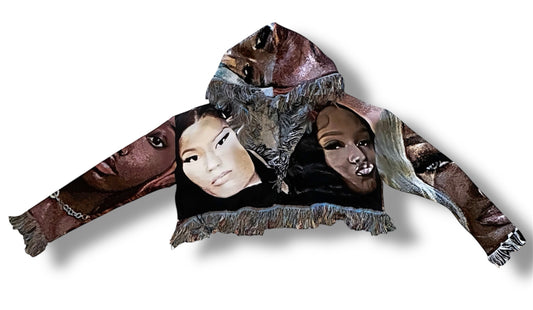 Hoodie with custom printed design