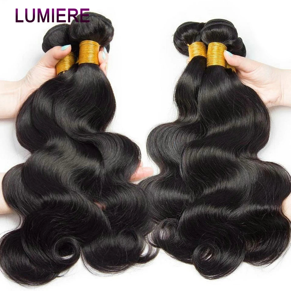 Luxe 16A Body Wave Bundles– Virgin Raw Brazilian Human Hair