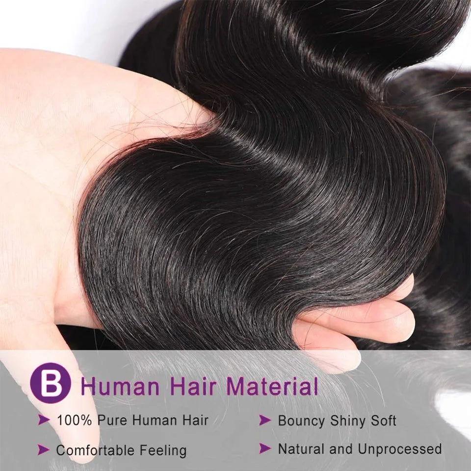 Luxe 16A Body Wave Bundles– Virgin Raw Brazilian Human Hair