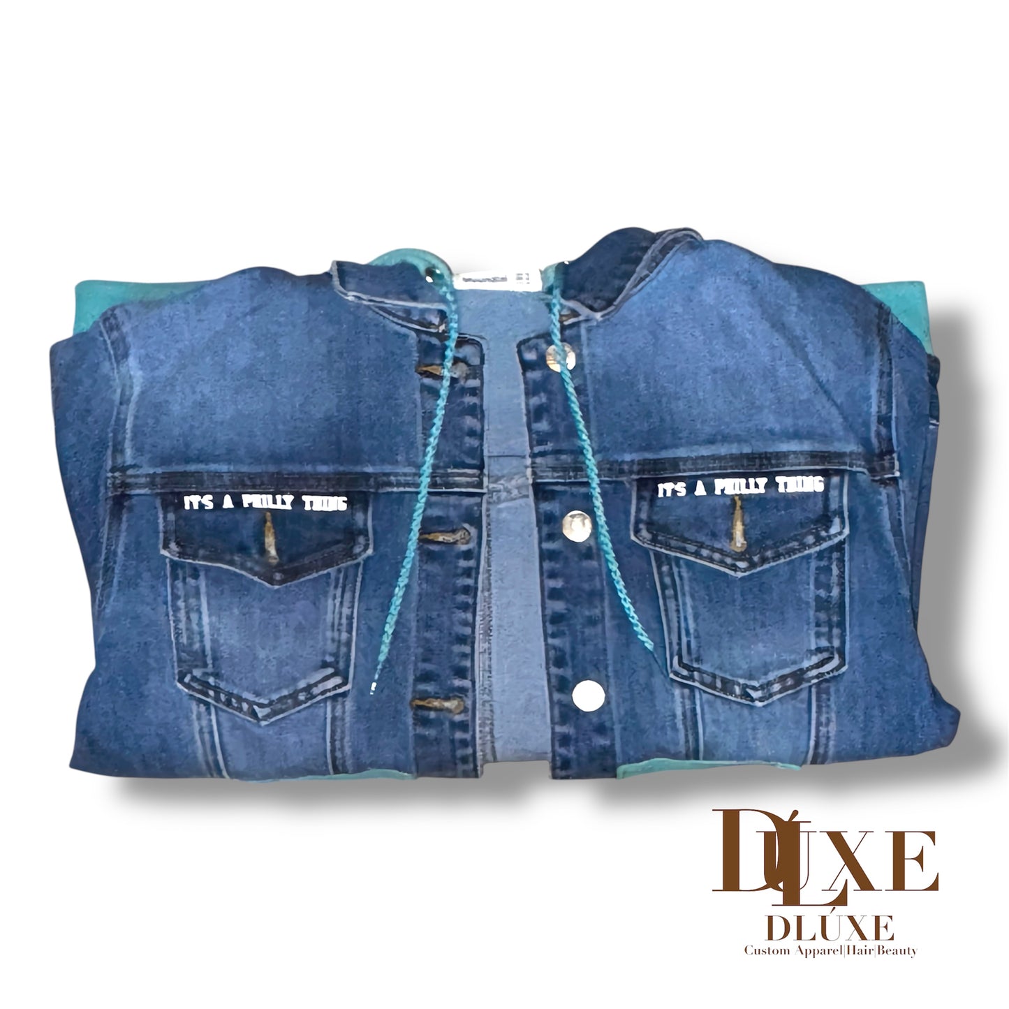 Sports Football Denim/Hoodie Jacket