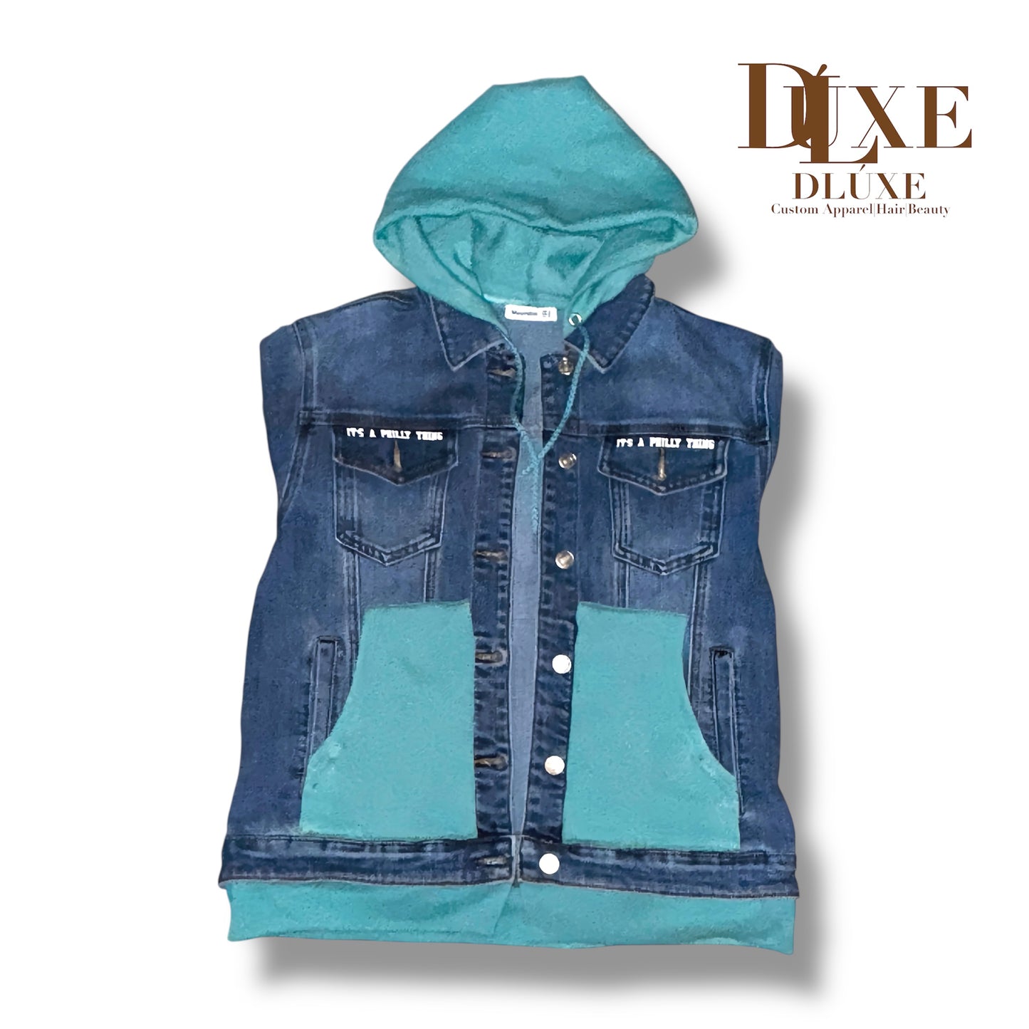 Sports Football Denim/Hoodie Jacket