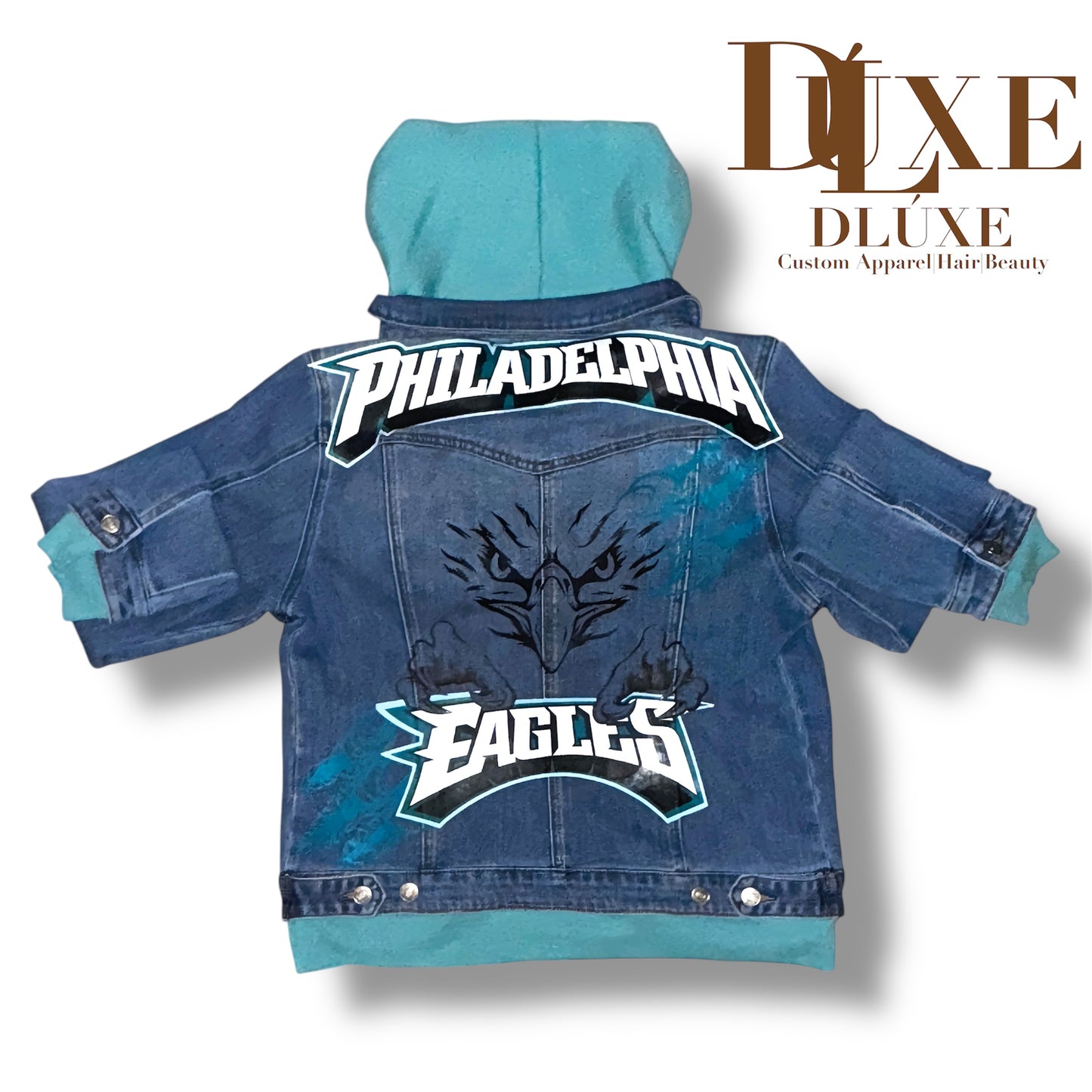 Sports Football Denim/Hoodie Jacket