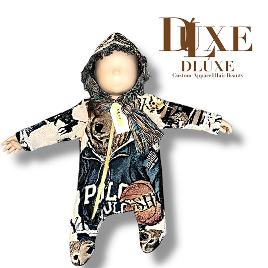 Footed Tapestry Onesie