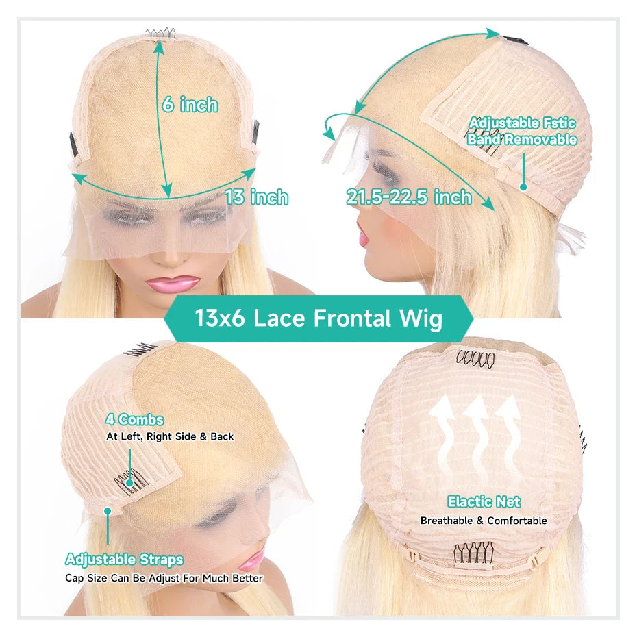 613 Ombre/Blonde 13x6" HD Lace Frontal Wig