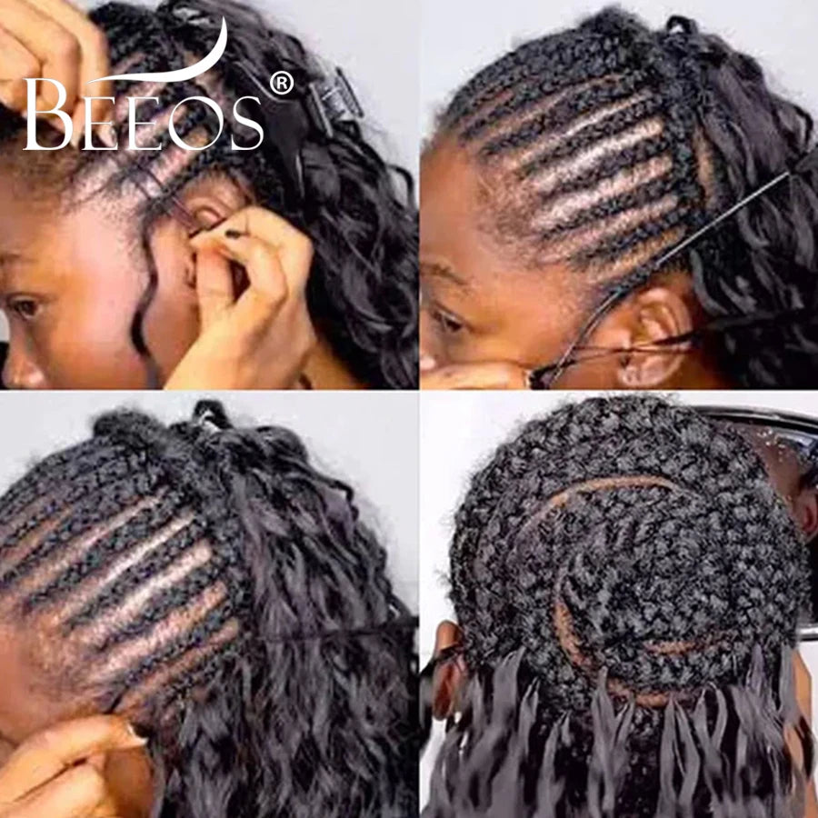 Luxe Burmese Curly Crochet Hair | Raw Human Hair-1B