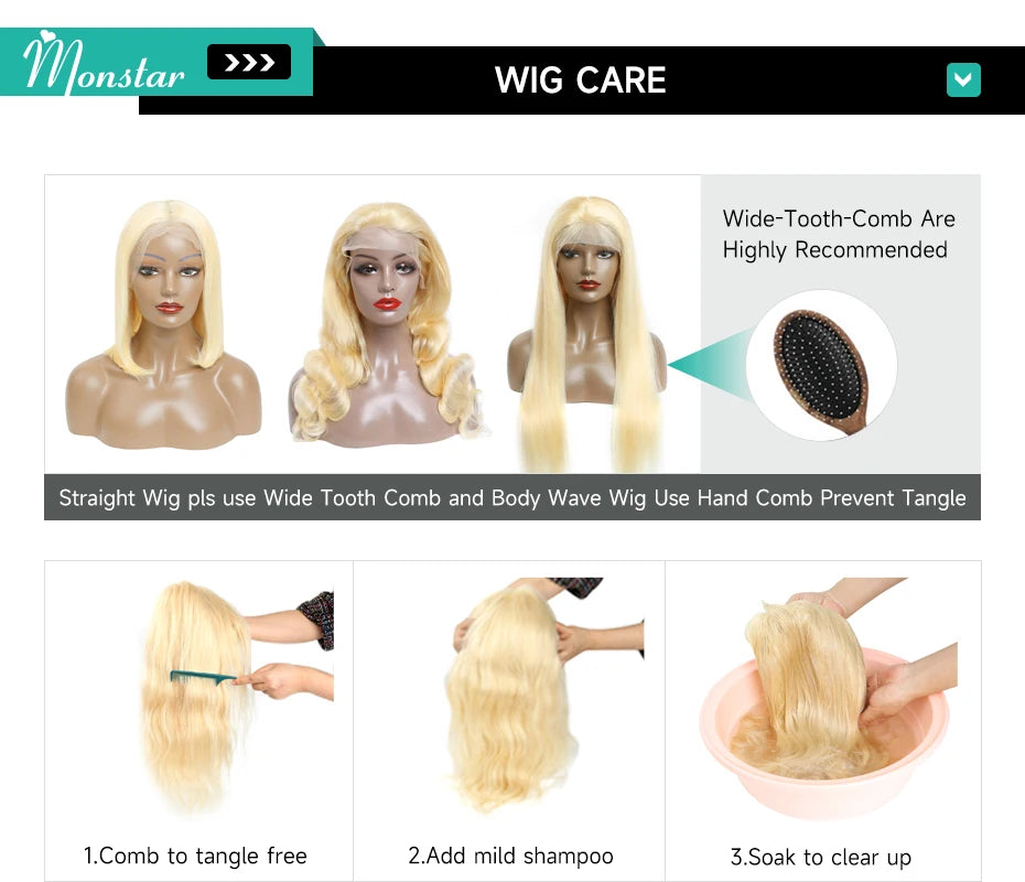 613 Ombre/Blonde 13x6" HD Lace Frontal Wig