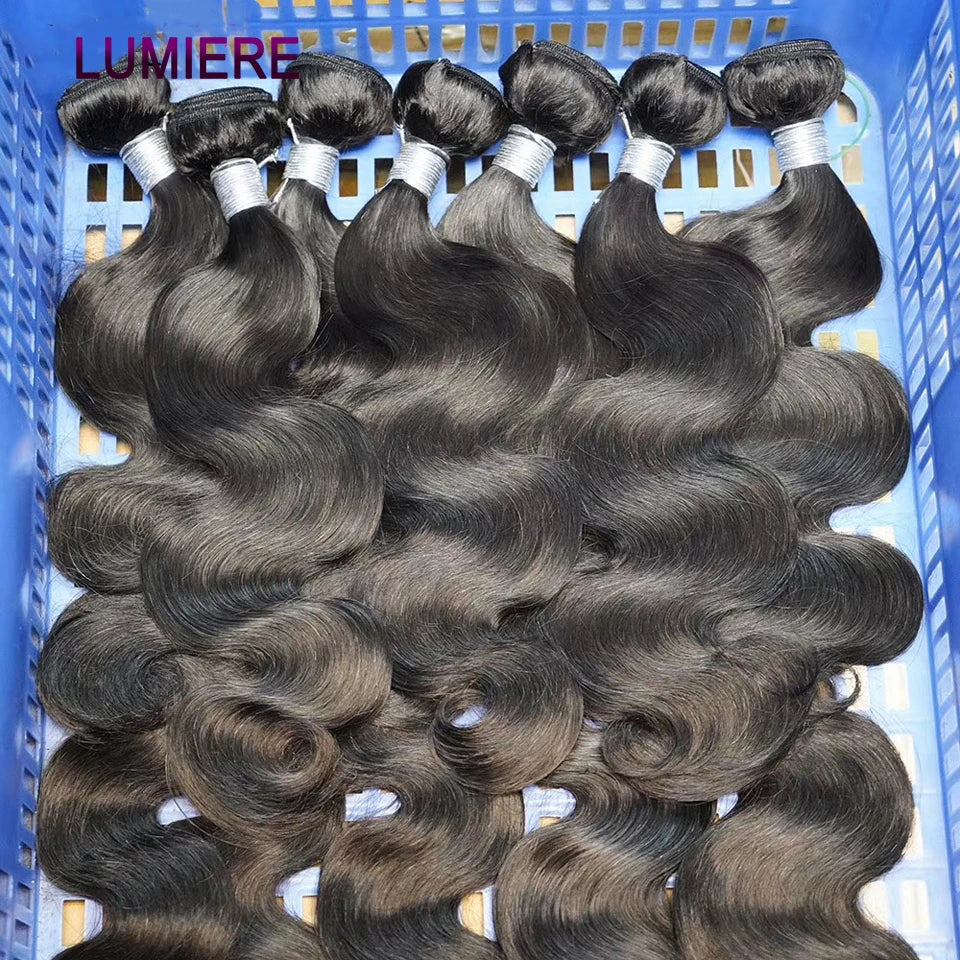 Luxe 16A Body Wave Bundles– Virgin Raw Brazilian Human Hair